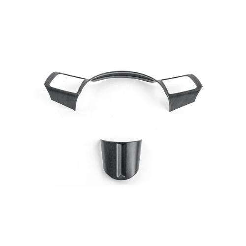 Carbon Fiber Car Steering Wheel Handle Frame Cover Trim Accessories For Hyundai KONA SX2 2026-2026 Car Tuning Supplies