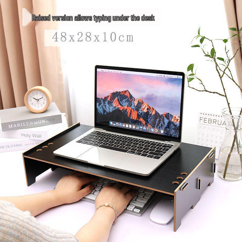 Ergonomic Laptop Cooling Stand with Storage