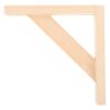 Wooden Shelf Brackets Triangle Wall Mounted Corner Braces Floating Shelf Support Hardware for Home Office