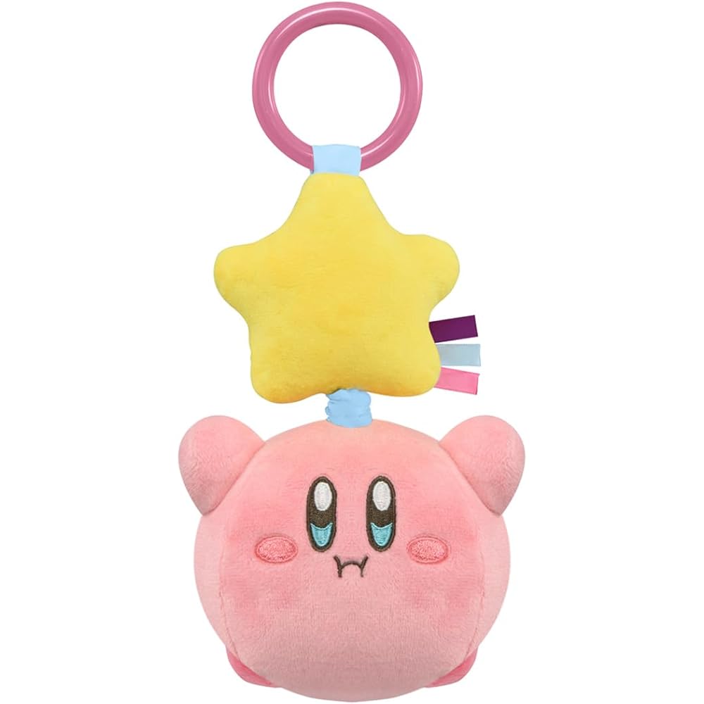 Takara Tomy Kirby On-the-Go Vibrating Plush Toy Soft and Cuddly 20 cm