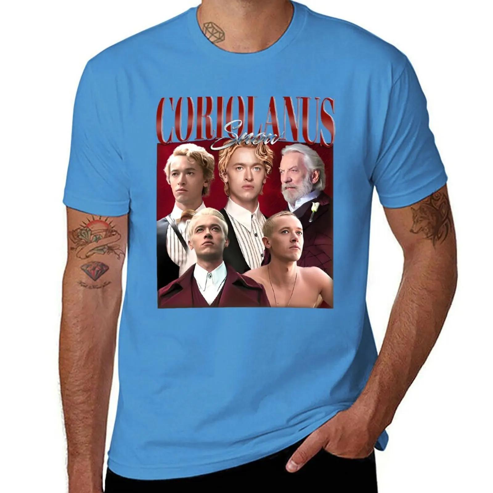 Coriolanus Snow TShirt Short sleeve tee graphic t shirts mens t shirts S