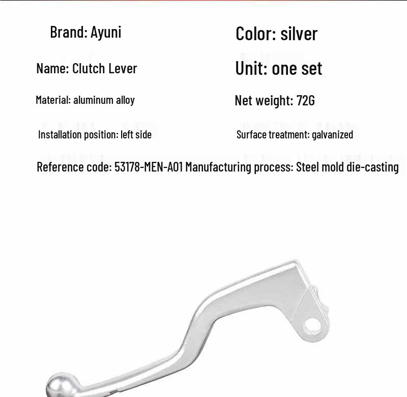 Honda CRF450RL CRF250R Two-Finger Short Clutch Lever Accessories