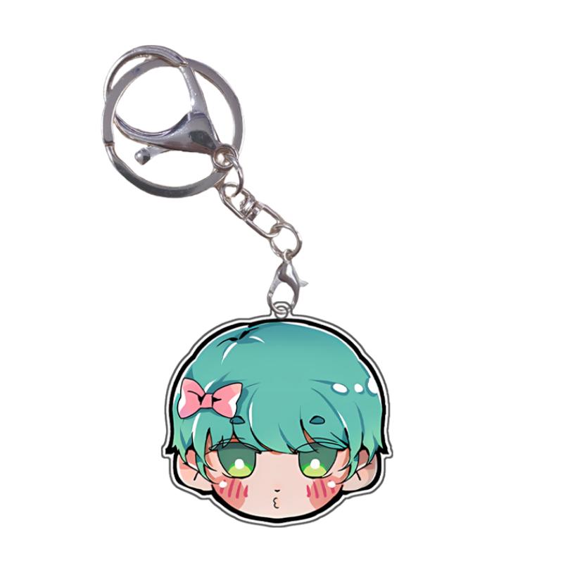 Acrylic Keychain KPop Demon Hunters Rumi Mira Zoey Jinu Baby Saja Celine Bobby Cartoon Anime Characters Gift Pendant Decoration