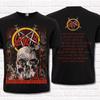T-shirt Slayer Noir 2025 South of Heaven 1988 Thrash Metal Heavy Metal T-shirt T-shirts Tops Unisexe Coton Manches Courtes High Street