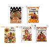Thanksgiving Sports Turkey Double-Sided Garden Flag 45x30cm/18x12in Fall Outdoor Yard Display