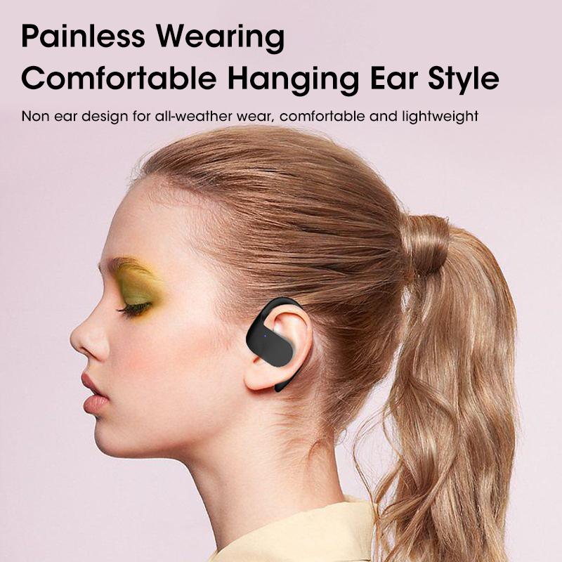 For OWS Wireless Bluetooth 5.3 Earbuds Ear-hanging HIFI Stereo Binaural Super Long Battery Life Open Sports Earphones