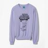 Wild Donkey Joy Raglan Crewneck Lavender Wie2m60009a68