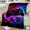 Game Blanket Pad S  Controller Soft and Comfortable  Sofa Bed Bedroom Decoration  Gamer Gift