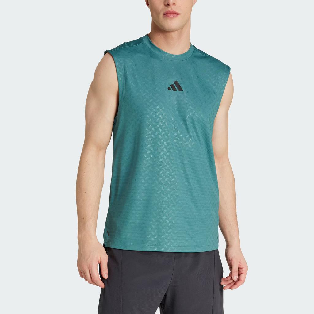Adidas Climacool SS25 Durable Sports Simple Round Neck Sleeveless Vest Men Tops JX8985