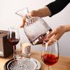 Yüksek Dereceli Kristal Cam 360 Dönen Sürahi Bardak 1500ml Sürahi Şarap Dağıtıcı Havalandırıcı Ayna Sürahi Hediye Bar Dekorasyonu