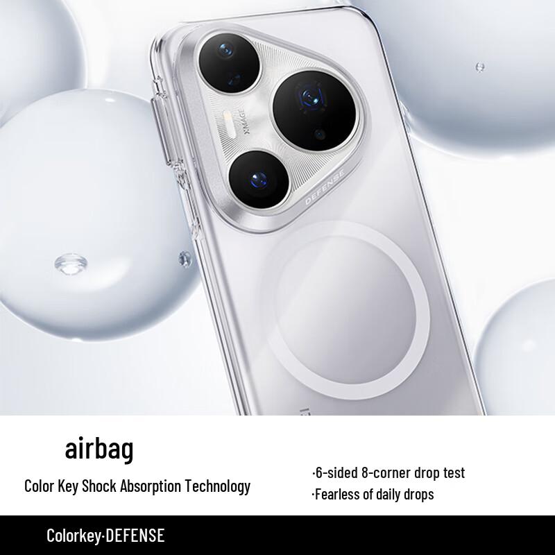 Transparent Magnetic Anti-Fall Phone Case for Huawei Pura 80 Pro/Pro+