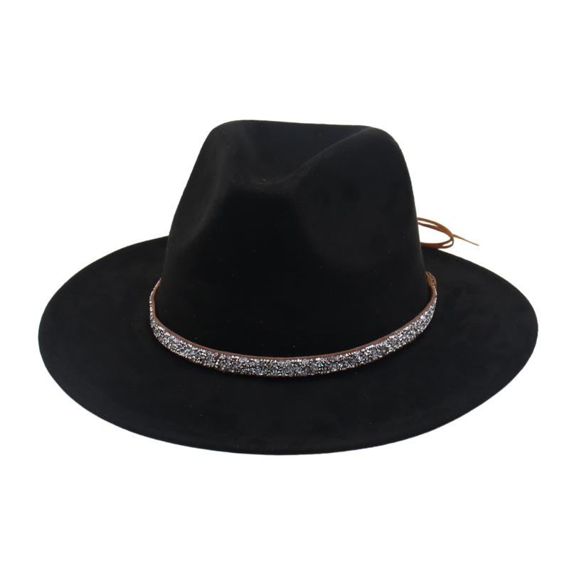 Stereoscopic Stage Performance Props Hat Cowboy Hat Felt Hat Retro Outdoor Jazz Hat