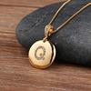 Nidin Top Quality Women Girls Initial Letter Necklace 26 A-Z Charm Neck Pendants Copper CZ Jewelry Personal Gifts Wholesale