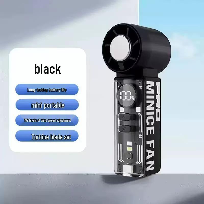 Portable K824 High-Speed Cooling Turbine Fan with Ice Pack