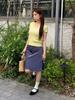 LENINA Loony Cotton Scoop Neck Knit_Green