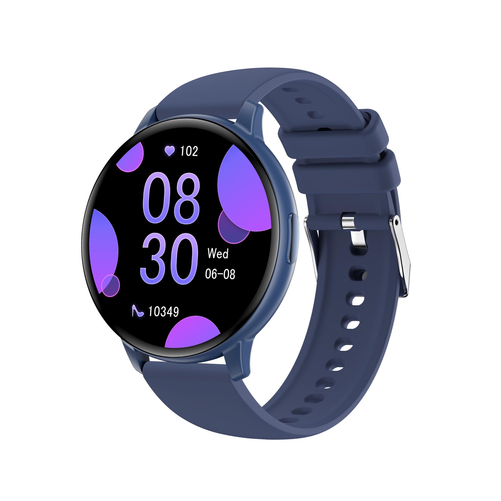 Crossing T6 Smartwatch: Sleek, Lightweight, Bluetooth Calling, Multifunction Sports Watch with Health Monitoring & Voice Assistant. синий