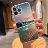 Phone Case For iphone 17 Pro Max Air 16 15 14 13 Pro Max 15 16 Pro 15Plus Travel Mountain Forest Sea Beach quotes