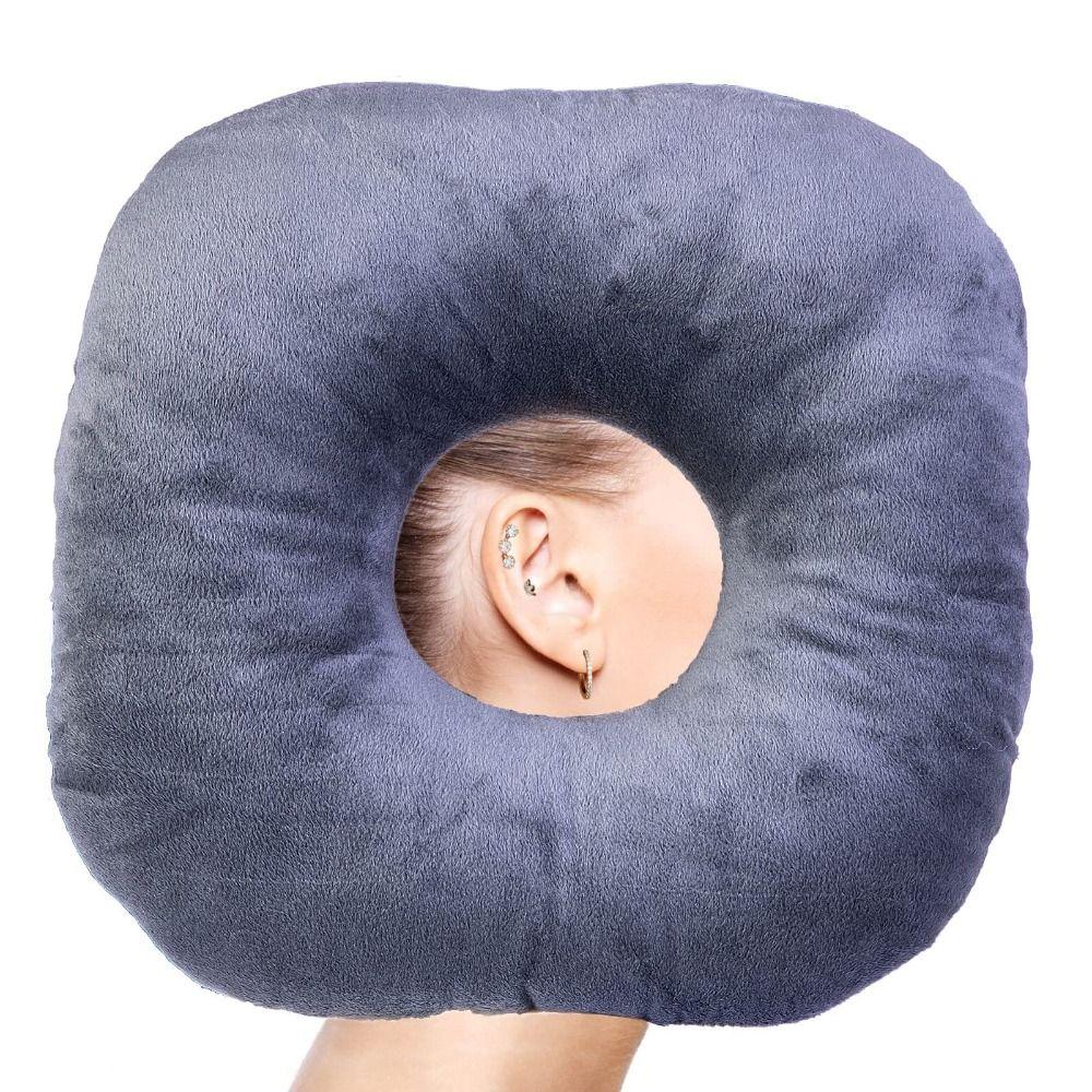 Breathable Ear Piercing Pillow Cotton Filling Earring Pillow  Side Sleepers Accessories