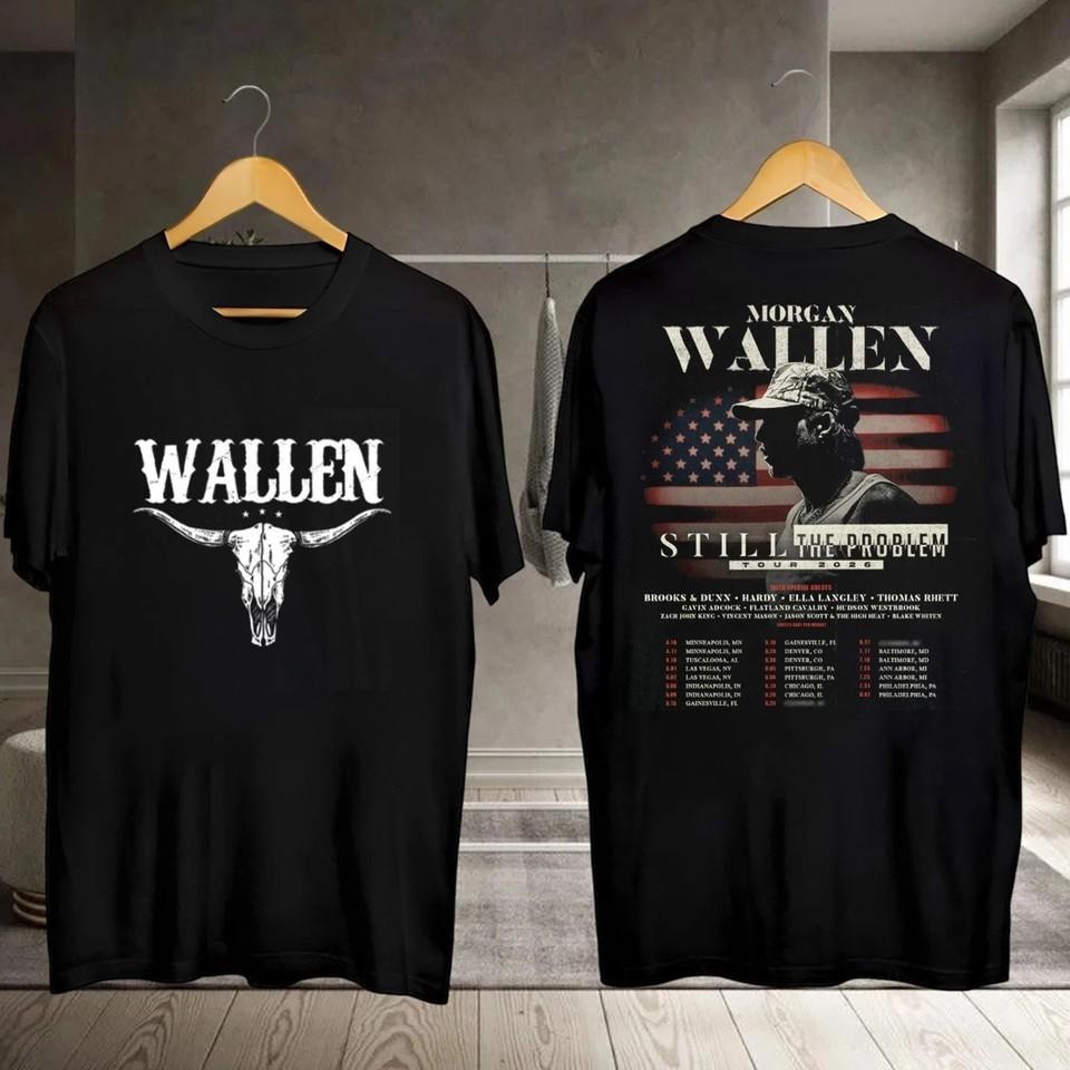 Футболка Morgan Wallen Still The Problem Tour 2026 Унисекс L