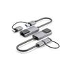 USB-C Aluminum Alloy Gigabit Ethernet Adapter with HUB