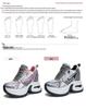 Damen 8cm Höhenvergrößernde Klobige Sneaker, Atmungsaktives Mesh, Dicksohlige Sportliche Freizeitschuhe A8895