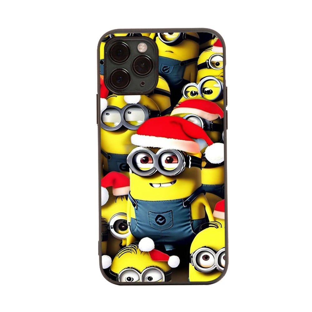 Deksel til Xiaomi Poco X6 X4 M5 M6 F5 F6 C65 C55 C50 C51 C40 Redmi Note 7 8 14C A3X 13C 12C 11 10A 9C Pro Svart Mykt Deksel MI30 Søte Minions