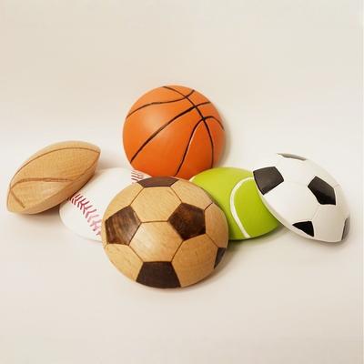 Série Sports de Basket-ball Aimant de Réfrigérateur Tennis Décapsuleur Magnétique Ouvre-bouteille en Bois Cuisine