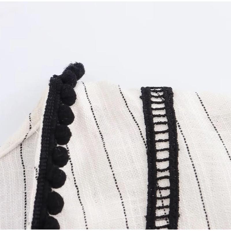 Losgebreide Patchwork Lange Jurken Vrouwen Elegant V-hals Lange Mouw Ruches Split Jurk Herfst Dame Casual Vakantie Robe