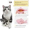 Fish-Shaped Cat Chew Toy - Dental Treat Dispenser Puzzle, Safe Silicone, No Battery, Interactive Pet Snack Game