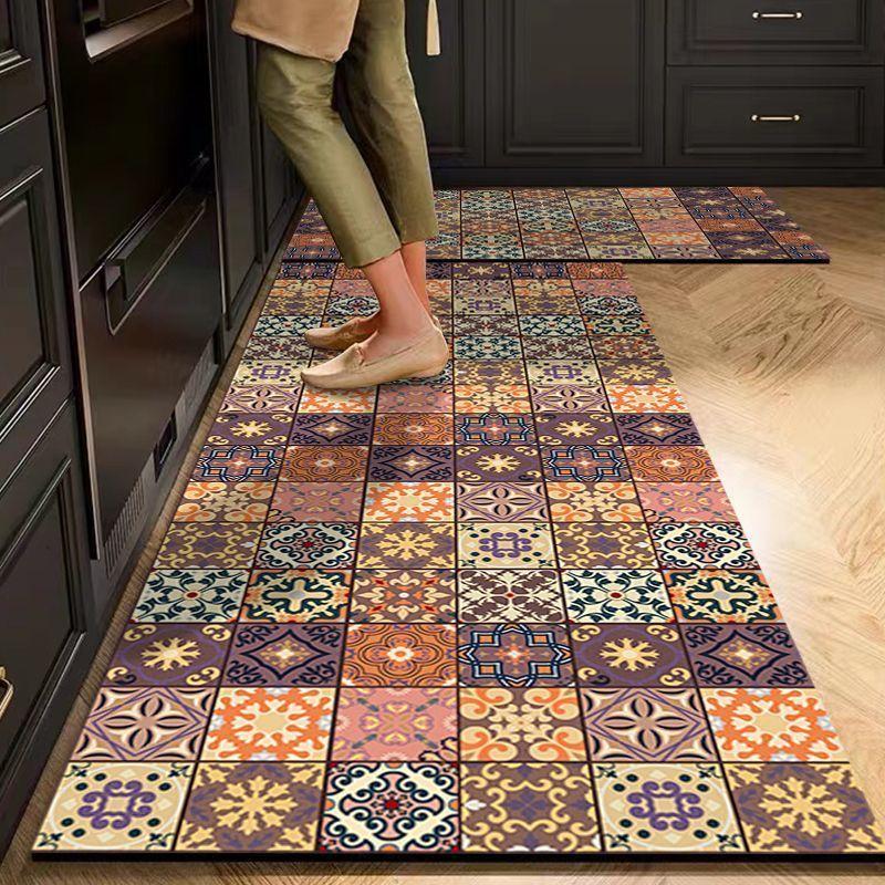 Protiúnavové kuchyňské rohože, Protiskluzové sady rohoží ve stylu farmhouse, Vodotěsná kuchyňská rohož na podlahu, Polstrovaná rohož na stání do kanceláře, prádelny, k umyvadlu, ke stolu