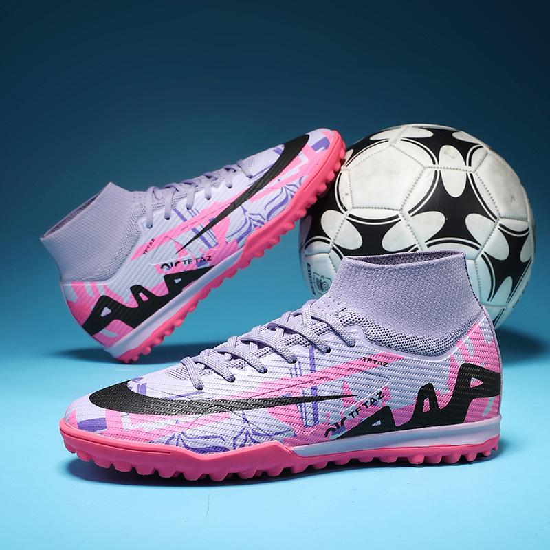 2025 Youth Football Shoes Student Ground Spikes Men and Women Broken Spikes Shade Training Shoes Foo Tball