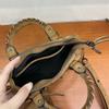 Borsa tote mini locomotiva in pelle bovina opaca retrò premium borsa a mano di grande capacità borsa a tracolla a tracolla