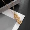 Prachtige Schitterende Zirconia Geluksdraak Hanger Ketting voor Mannen Vrouwen Mode Geluks Amulet Sieraden Cadeaus
