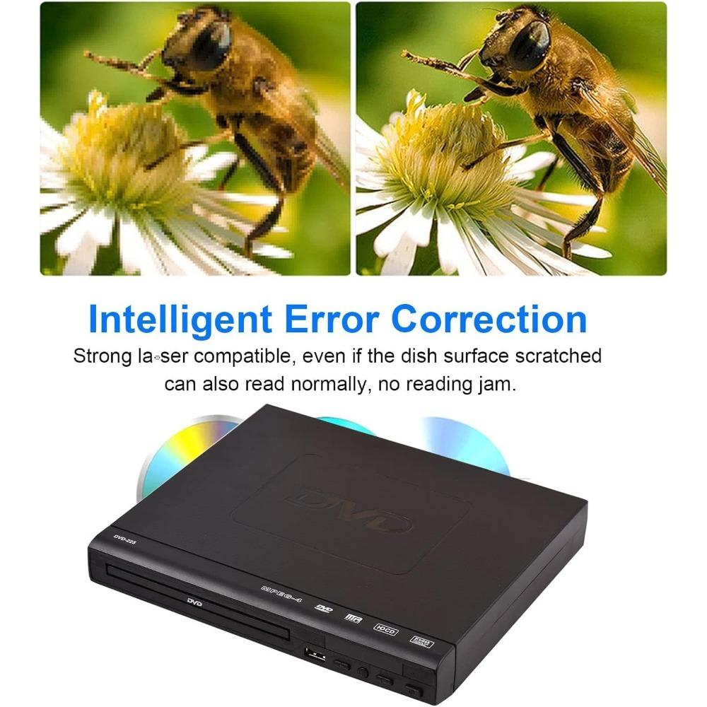 DVD player for TV with HDMI interface; CD player with USB interface, supports all regions; simple DVD player.