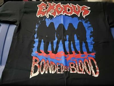 EXODUS Bonded By Blood Shadow Band Bavlněné Černé Pánské Tričko Unisex Tričko