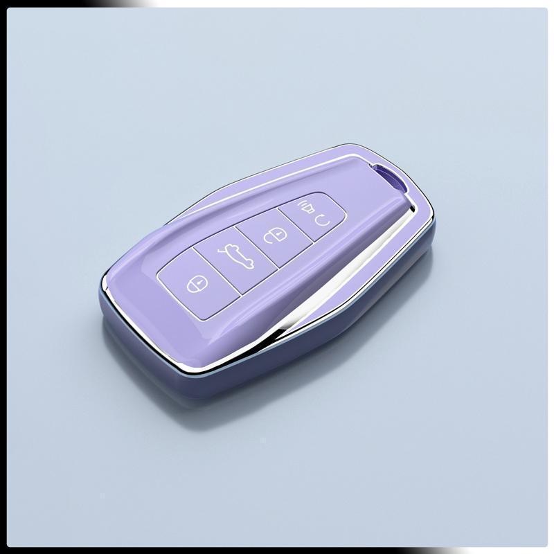 New Geely ICON Chocolate Key Cover for 1.5T 19-23 Male/Female Edition Car Buckle