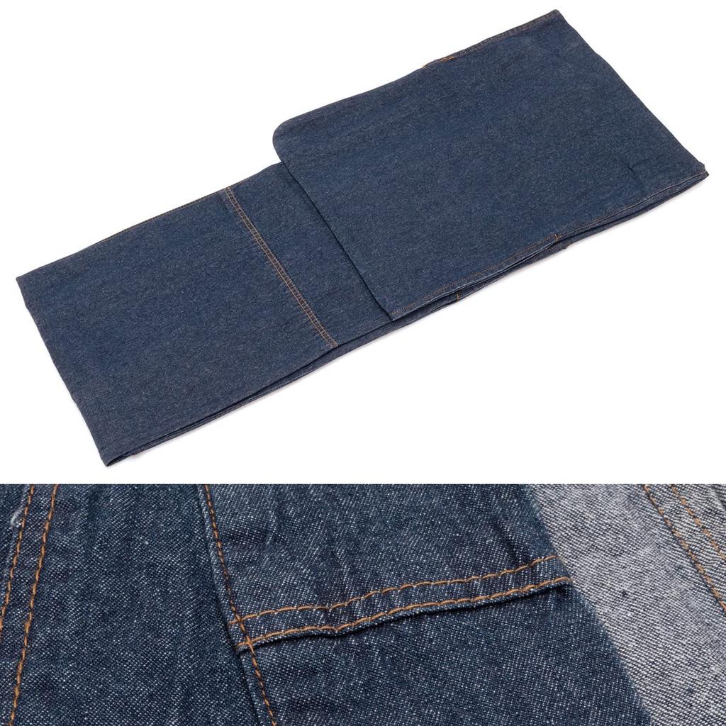 SOUBIEN Washable Denim Navy Blue Size M Kimono, Single-Layer, Indigo, Casual, Simple, Women's,