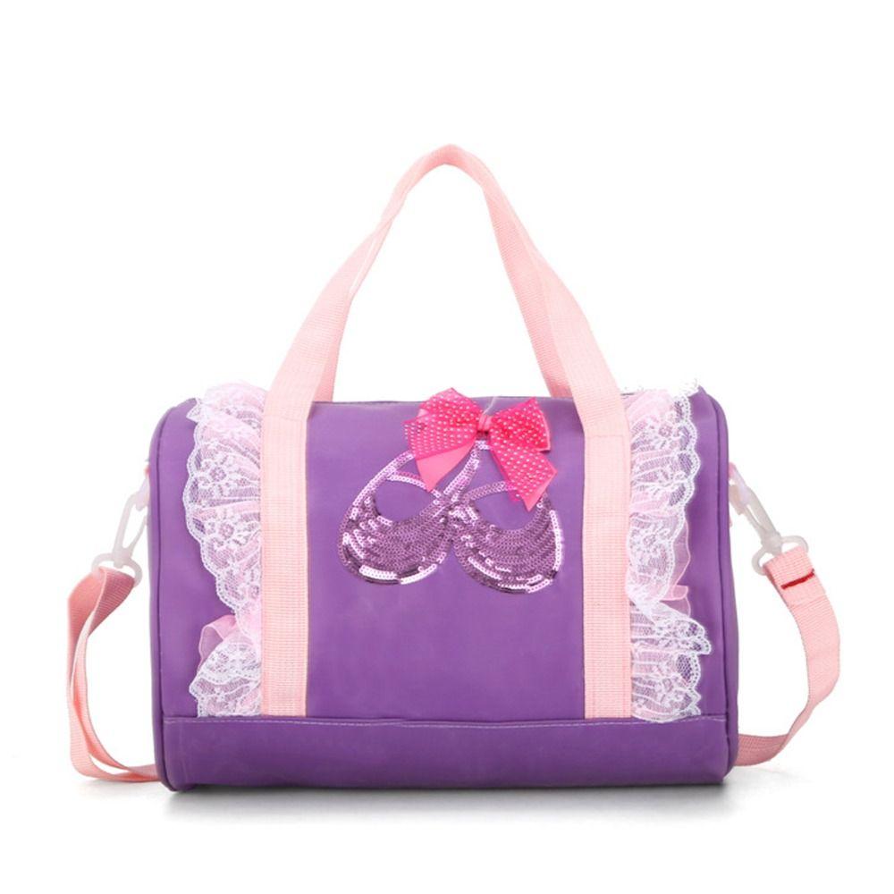 One Shoulder Child Ballet Lace Bags Waterproof Ballet Backpack Girl Kids Dance Bag  Dance
