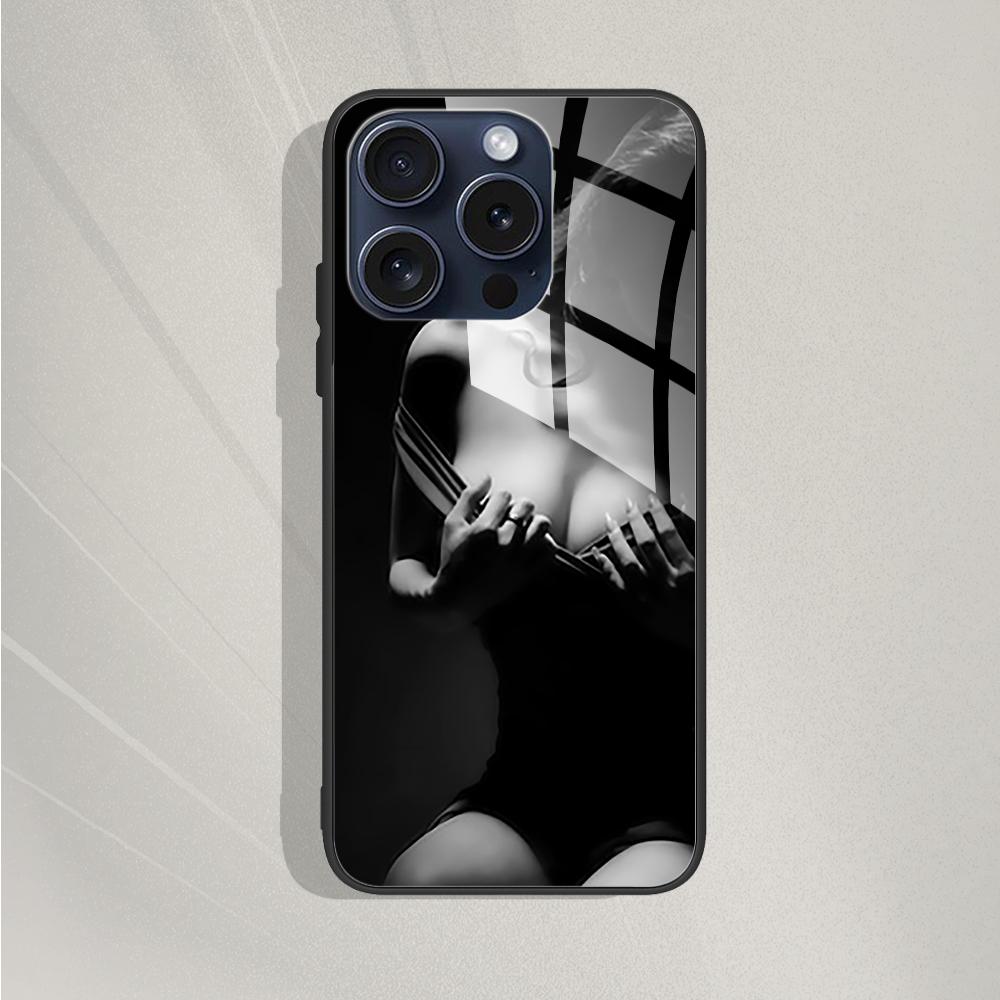 Tempered Glass Case for iPhone 15 15Pro Max Plus Back Cover Hard Bumper Protective Fundas for iPhone 14 Pro 14 Plus 14Pro Max