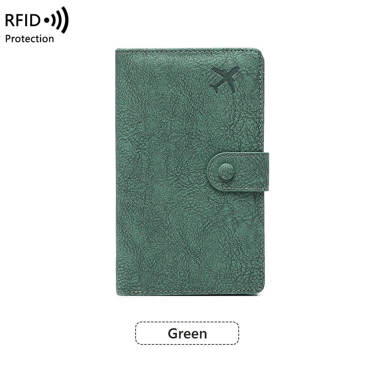 

MIYIN Multifunctional Travel Passport Storage Bag Portable RFID Blocking Passport Holder Wallet for Travel Accessories Women/Men