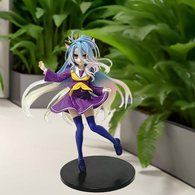 Anime NGNL No Game No Life White Figure Anime PVC Valentine's Day Present Collectible Gift