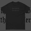 Morbid The Merrier Shirt Black On Black Nu Goth Gothic Font Sarcastic Unisex Tee