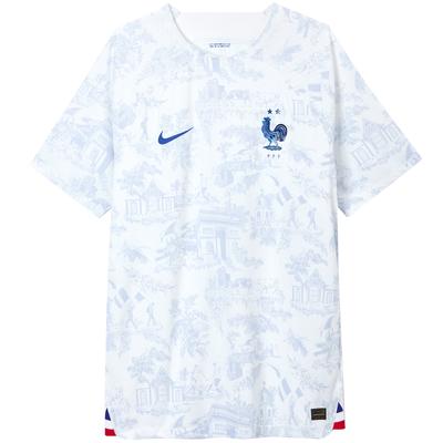 Nike Qatar World Cup Badge Logo Short Sleeve Soccer Jersey Player Edition Men Jersey White DN0624-100