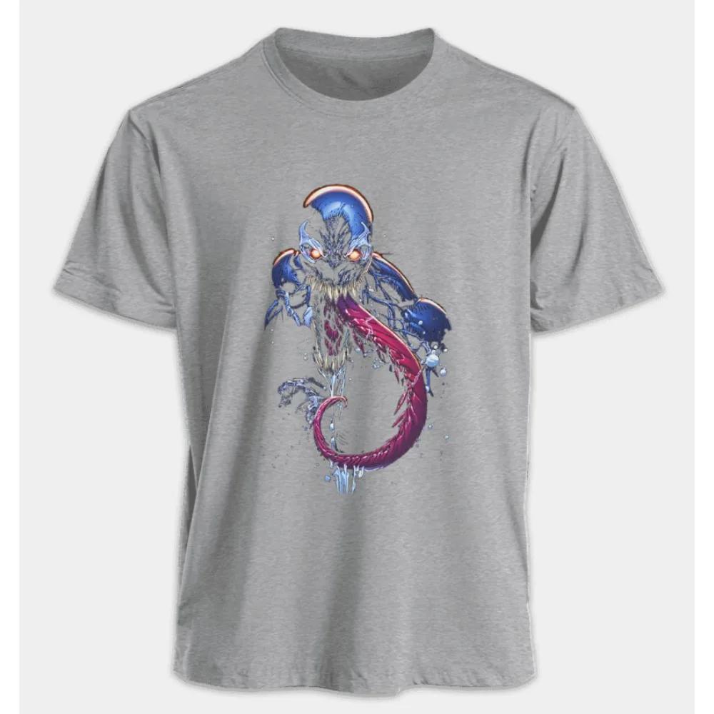 Marvel Mens and Womens Tshirts Venom Summer American Spring and Autumn Casual Sports Trend Harajuku Fashion Short Sleeves