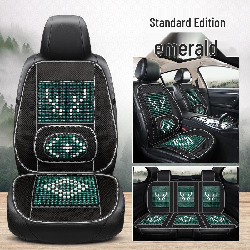 Universal Ventilated Wooden Bead Car Seat Cushion for All Seasons