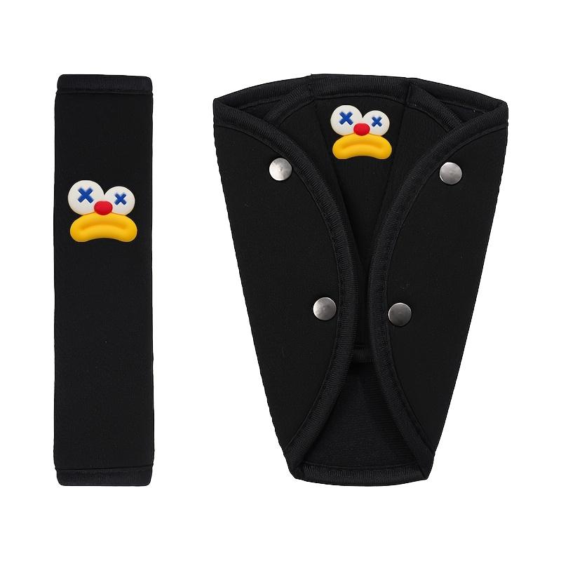 Car Children Safety Belt Shoulder Protector Cover Cute Prevent Strangulation Neck Protector Car Mounted Adjustable Fixed Limiter