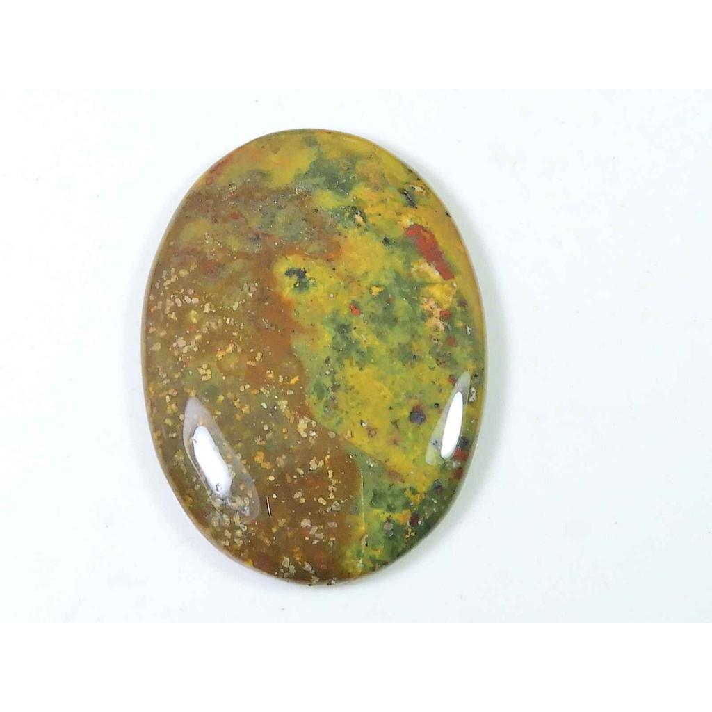 54Cts. Natural Affrican Bloodstone Oval Cabochon Loose Gemstone 30X42X05 MM SK-1822