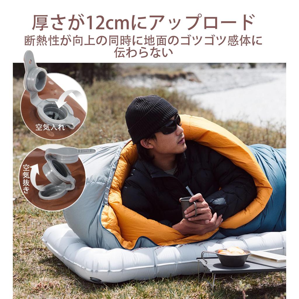 Naturehike High R Value Air Camping Inflator Comfortable To Sleep Portable Bag Single Sleeping Disaster Car Sleeping Mountain Can Also Be Used As a