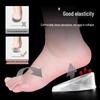 Mezze Solette Morbide in Silicone Invisibili per Aumentare l'Altezza, Rialzi per Talloni Unisex