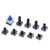 180PCS 10 Type Push Button Switches Kits Assortment Set 4Pin Touches Push Button Switches Momentary Tact Switches